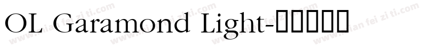 OL Garamond Light字体转换